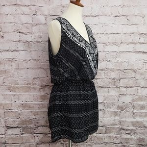 Mossimo black and white romper